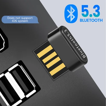 USB Bluetooth 5,3 Адаптер для Портативных ПК Динамик Мышь Музыкальный Аудио Беспроводной Bluetooth Передатчик BT5.0 Приемник Dongle Adaptador