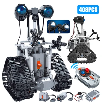 Технический электрический радиоуправляемый робот 2,4 ГГц, набор строительных блоков, дистанционное управление, интеллектуальная модель автомобиля, игрушки для детей, креативный подарок для мальчиков