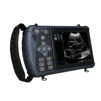 Дешевый Ручной сканер для животных, портативный полностью цифровой ветеринарный диагностический ультразвуковой аппарат