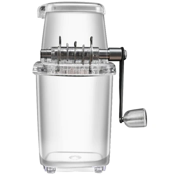 Ручная Дробилка льда Machine1.25L Измельчитель льда, измельчитель напитков для кубиков льда, предметы первой необходимости, летняя потребность