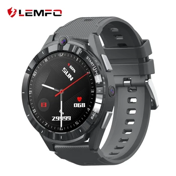 LEMFO LEM16 Смарт-часы Android 11 smartwatch Мужские 6 ГБ 128 ГБ 900 мАч С Блоком питания Двойной Системой 2022 Новые 4G Смарт-часы 1,6 Дюйма