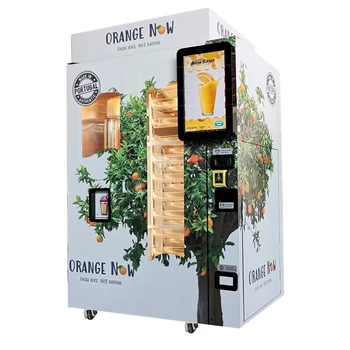 Автомат по продаже свежевыжатого апельсинового сока, производитель фруктовых соков, торговый автомат для продажи