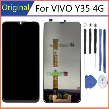 Оригинальный ЖК-дисплей AAA + для VIVO Y35 4G, дисплей с рамкой, замена сенсорного экрана, Ремонт ЖК-дисплеев для мобильных телефонов, запчасти reemplazo