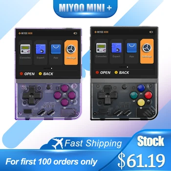 2023 Портативная игровая консоль MIYOO Mini Plus с 3,5-дюймовым IPS HD Экраном, Детский Подарок, Система Linux, Классический Игровой Эмулятор Miyoo Pro