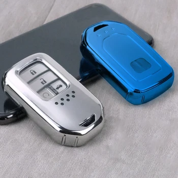 Новый Мягкий Чехол для дистанционного ключа из ТПУ с Полным Покрытием Honda Civic City Vezel Accord HR-V CRV Polit Jazz Jade Crider Odyssey Key Protector