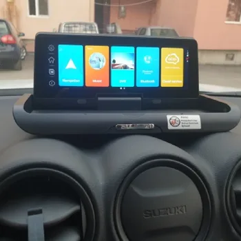 4G Android ADAS Автомобильный Видеорегистратор Dash Cam FHD 1080P с Двумя Объективами Рекордер Зеркало заднего вида Радио Мультимедийный Плеер GPS Навигация