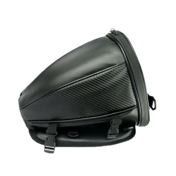 Новая Мотоциклетная Седельная сумка, сумка для Хвоста, Спортивная сумка для переноски на заднем сиденье, 100% Водонепроницаемая Мотоциклетная Велосипедная Багажная седельная сумка, черный OEM