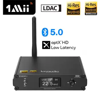 1Mii DS600 + HiFi Bluetooth 5,0 Приемник для Домашнего Стерео LDAC Bluetooth Адаптер aptX HD, ЦАП для аудиофилов