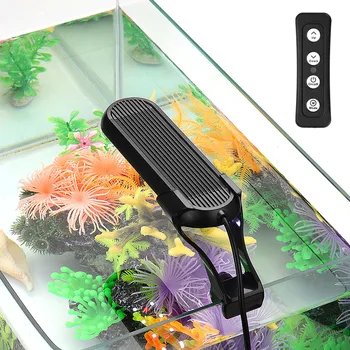 Красочный светодиодный светильник для аквариума, RGB Светильник для выращивания растений, USB Светильник для водных растений, Водонепроницаемая зажимная лампа для аквариума 6 Вт