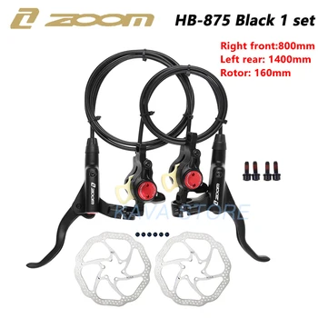 ZOOM HB875, велосипедные тормоза MTB, гидравлические тормоза, Дисковые тормоза под давлением масла, передние 800 мм/задние 1400 мм, Аксессуары для Велосипедов