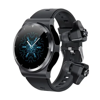 Смарт-часы GT69 Для Мужчин и женщин, беспроводные стереонаушники TWS, Bluetooth, вызов, погода, Частота сердечных сокращений, индивидуальный циферблат, умные часы