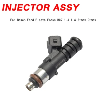 1 шт. Форсунка топливной форсунки для Bosch Ford Fiesta Focus Mk7 1.4 1.6 B-max C-max 0280158207