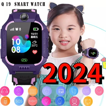 Новые Умные Детские Часы Q19 с Сенсорным экраном 1,44 Дюйма, SOS SIM-телефон, Часы для Отслеживания местоположения, Детские Умные Часы для подростков, Лучшие Часы Для мальчиков И Девочек