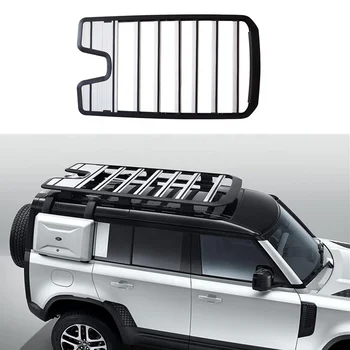 Верхняя рейка багажника из алюминиевого сплава, Багажные коробки, Складная Лестница, Коробка для оборудования, Корзина на крыше Для Land Rover Defender 2020 2021