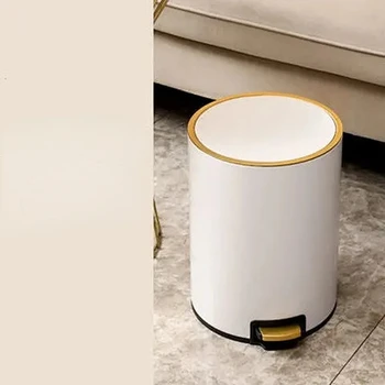 Креативное мусорное ведро для мусора в ванной Комнате, мусорное ведро в скандинавском минималистичном стиле, мебель для гостиной, кухня, аксессуары для дома