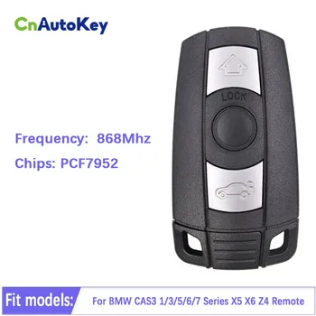 Замена дистанционного ключа CAS3 X5 X6 Z4 Для BMW 1/3/5/6/7 Серии 3 Кнопки 868 МГц PCF7952 с чипом без ключа-Go CN006041