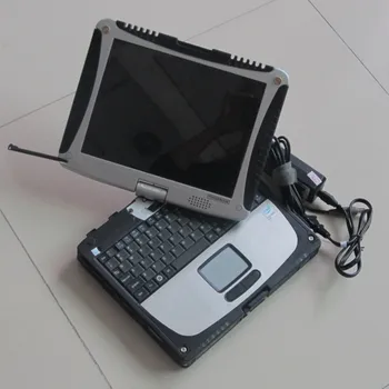 Toughbook CF19 высшего качества с гарантией, автомобильный диагностический ноутбук CF 19 с сенсорным и поворотным экраном для Star C3/C4