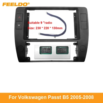 FEELDO Автомобильная аудиосистема Переходная рамка для Volkswagen Passt B5 05-08 9 