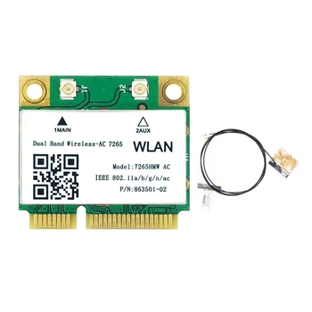 1200 Мбит/с Bluetooth-совместимая карта Wi-Fi 4,2 Mini PCI-E AC7265 Беспроводная 7265 802.11ac 2,4 G 5 ГГц Для ноутбука 7260HMW