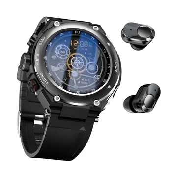 Новые Смарт-часы T92 с наушниками Bluetooth-гарнитура Смарт-часы с динамиком, трекером, пульсометром, спортивные Мужские Женские часы
