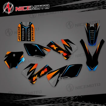 Наборы наклеек с графикой NICEMOTO и фоном для KTM 85 SX SX85 2006 2007 2008 2009 2010 2011 2012