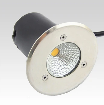 Оптовая продажа, 10 Вт, светодиодная лампа для подземного освещения (D100xH90mm), водонепроницаемое, ударопрочное, высокопрочное закаленное стекло