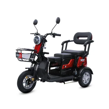 48/60V20A Электрический Трехколесный велосипед с литиевой батареей Мощностью 600 Вт, Дальность 80 км, С корзиной для спинки, мотоцикл
