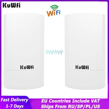 KuWFi 5,8 G Маршрутизатор 900 Мбит/с WiFi Маршрутизатор Точка доступа Ретранслятор Открытый WiFi Удлинитель Беспроводной Brigde Reach 1-3 км для Ip-камеры