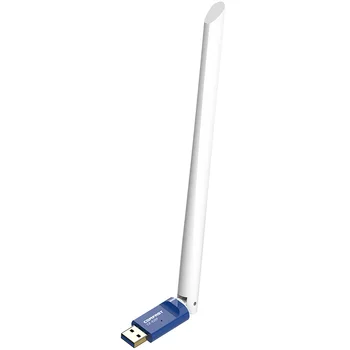 300 Мбит/с Бесплатный драйвер USB WiFi адаптер 2,4 ГГц USB Ethernet wifi Прием и передача с антенной с высоким коэффициентом усиления 6dBi беспроводная сетевая карта