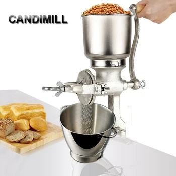 CANDIMILL Многофункциональная Маленькая ручная Шлифовальная машина для измельчения кофейных зерен, кукурузы, китайских травяных лекарственных средств, сухого помола зерна