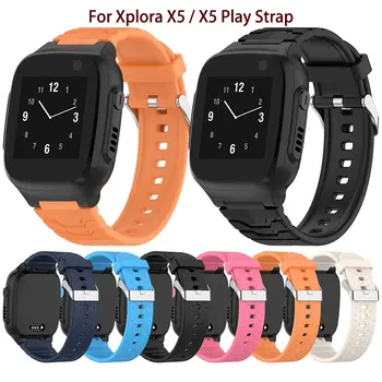 Спортивный Силиконовый ремешок Для Xplora X5 Play Детские Смарт-часы, Сменный Браслет Для Xplora X5, браслет Corea Accessorie
