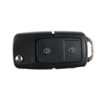 LARBLL 2 Кнопки Новый Корпус ключа Для Volkswagen VW Golf 5 6 7 MK 4 Bora Passat Polo Toledo Откидной Дистанционный Ключ С Заглушкой для ключа