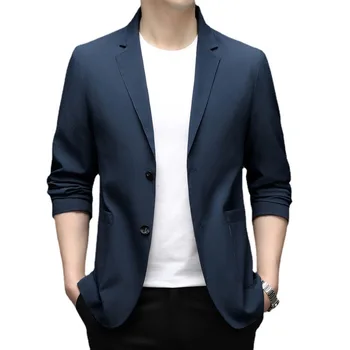 5028-2023 новый маленький костюм мужской корейской версии приталенного костюма мужской молодежный пиджак