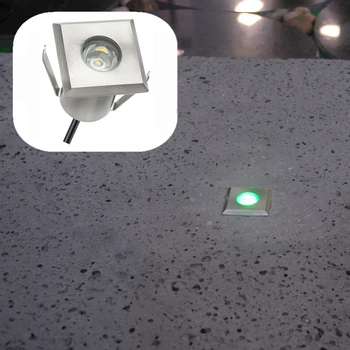 10 шт./компл. Алюминиевый светодиодный парковочный фонарь квадратной формы в полу/на палубе (включает блок питания/соединительный кабель/контроллер)