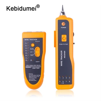 kebidumei Сетевой Кабельный Тестер LAN Телефонный Провод Трекер Диагностирует Индикатор тона для STP UTP Cat5 Cat6 RJ45 RJ11 Line Finder