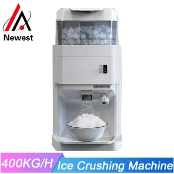 120-400 кг/ч Электрическая машина для измельчения льда, Дробилка для бритья, Установка блока морозильной камеры, хлопья снега для рынка морепродуктов