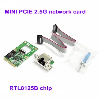 2,5 G Сетевая карта Mini PCIe-RJ45 2500 Мбит/с Mini PCI Express NIC Lan Card mpcie RTL8152B чип