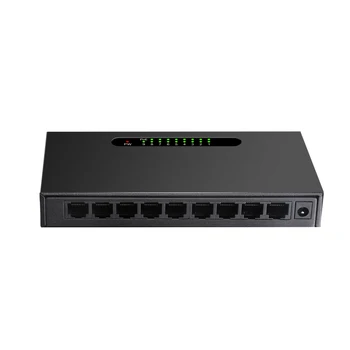 9-портовый POE-коммутатор 10/100 Мбит/с Fast Ethernet-коммутатор для IP-POE камеры видеонаблюдения